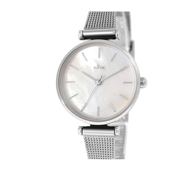 CLUE - Mother-of-Pearl Mood Mesh Watch