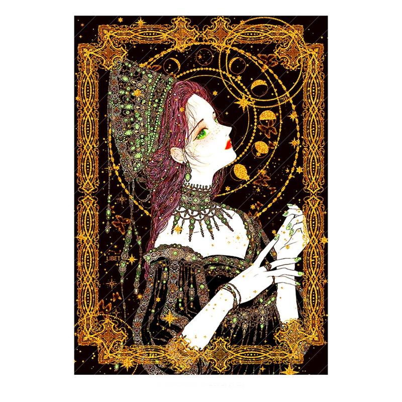 Libet - Gem Gold Foil Postcard Set