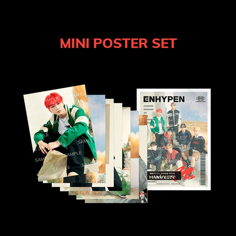 ENHYPEN - MANIFESTO - Mini Poster Set