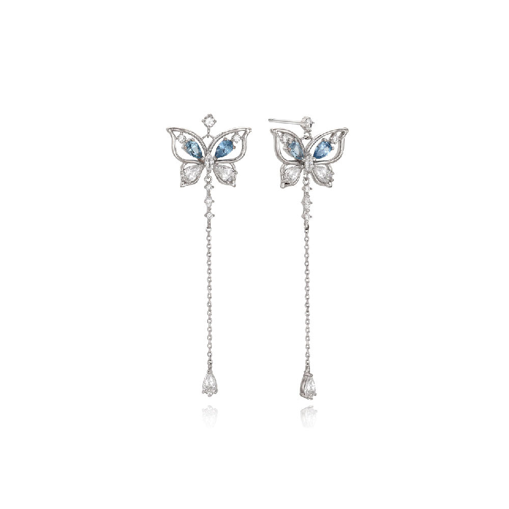 CLUE - Butterfly Blue Summer Dream Earrings