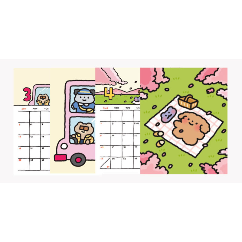 Jelly Crew - ddoodly - 2023 Wall Calendar