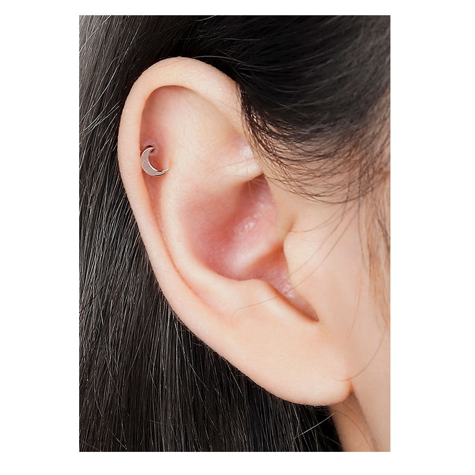 CLUE - Moon 10K/14K Gold Ear Pierce