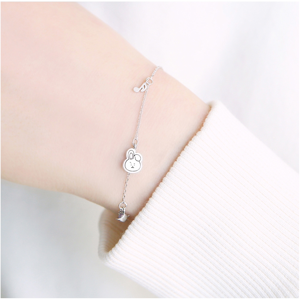 BT21 x OST - Cooky Silver Bracelet