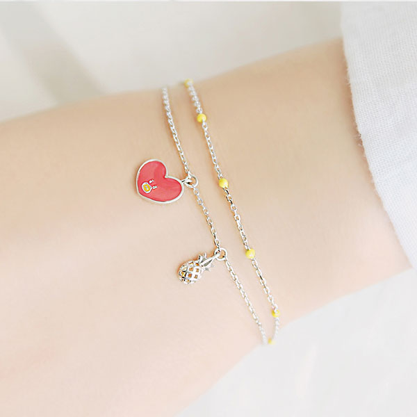 BT21 x OST - Silver Bracelet Ver. 2 - Tata