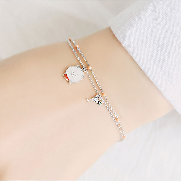 BT21 x OST - Silver Bracelet Ver. 2 - RJ