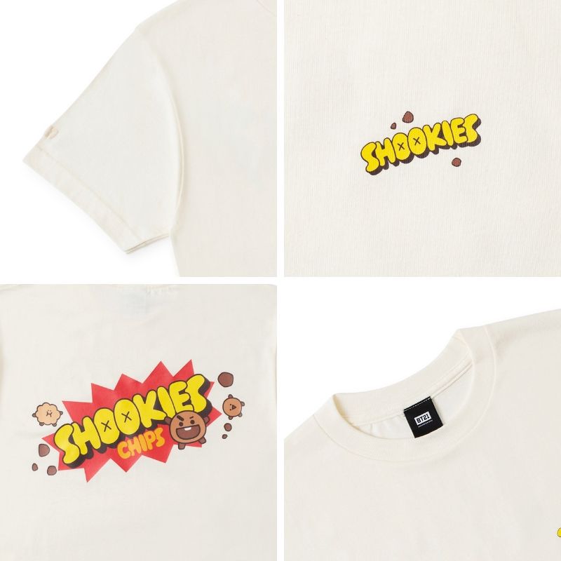 BT21 - Snacks Short Sleeve T-Shirt