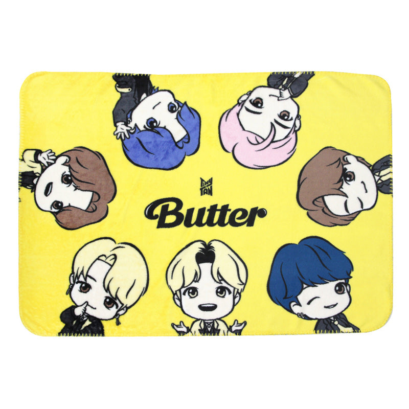 NARA HOME DECO x BT21- TinyTAN Butter Microfiber Blanket