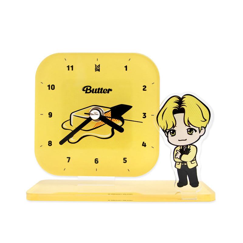 NARA HOME DECO x BT21- TinyTAN Butter Desk Clock