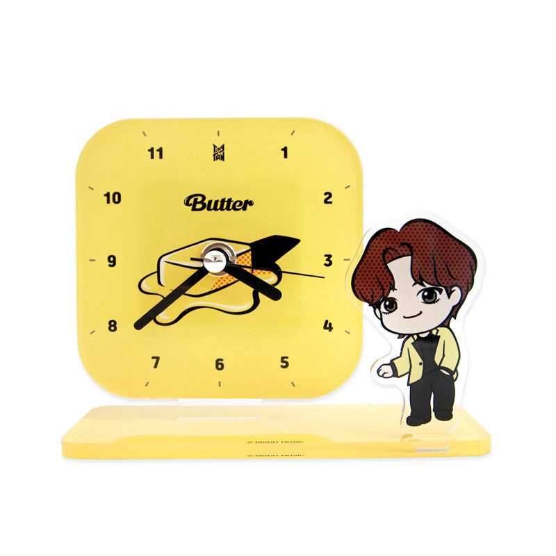 NARA HOME DECO x BT21- TinyTAN Butter Desk Clock