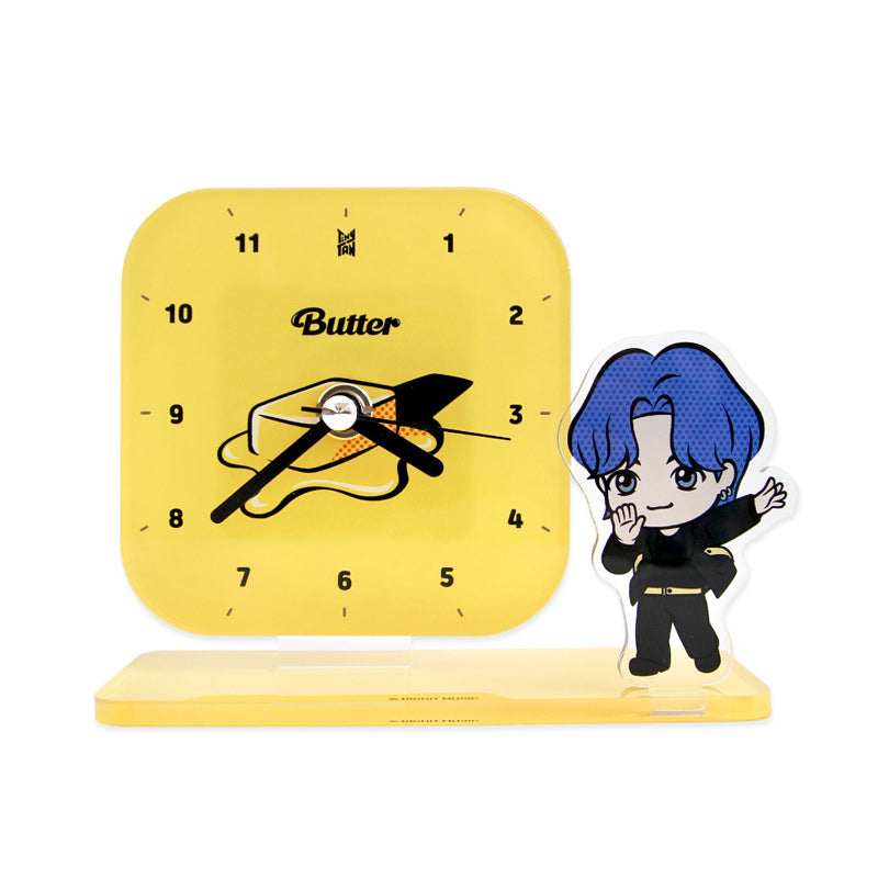 NARA HOME DECO x BT21- TinyTAN Butter Desk Clock