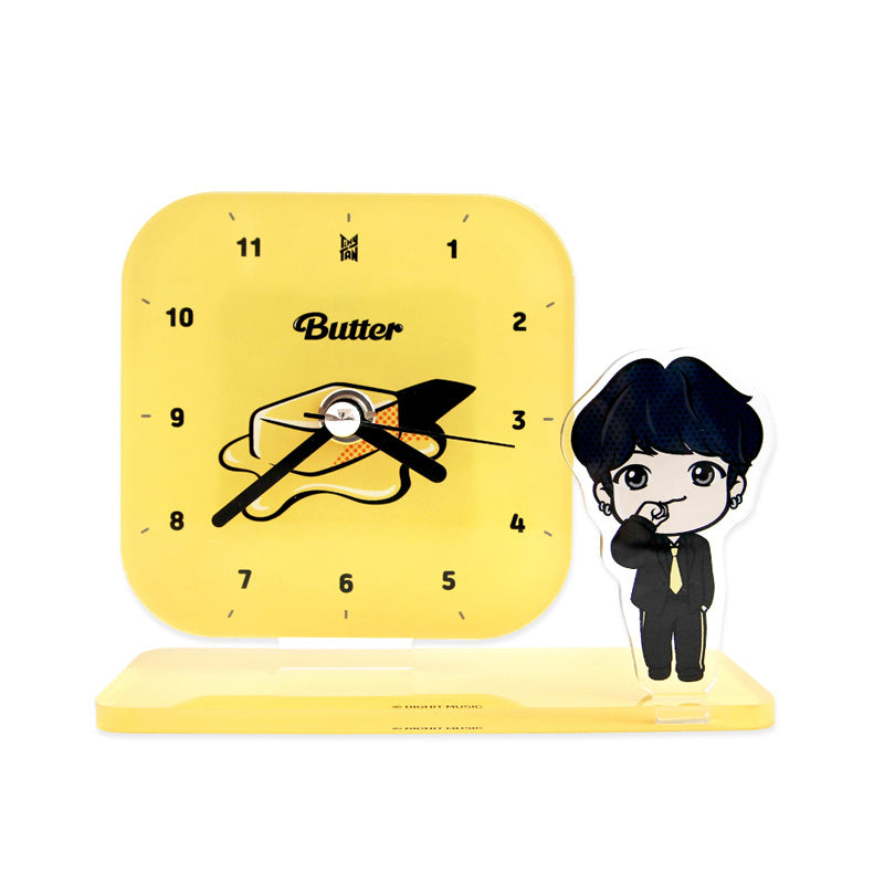 NARA HOME DECO x BT21- TinyTAN Butter Desk Clock