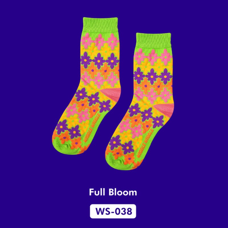 Wiggle Wiggle - Spring Pattern Socks