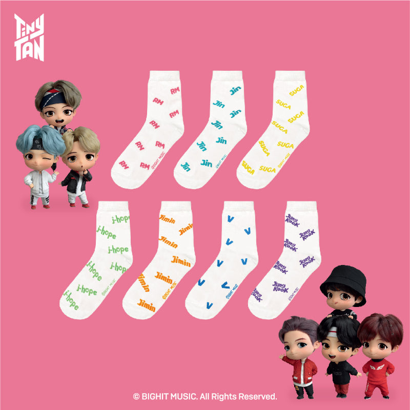 BTS - TinyTAN - Name Socks