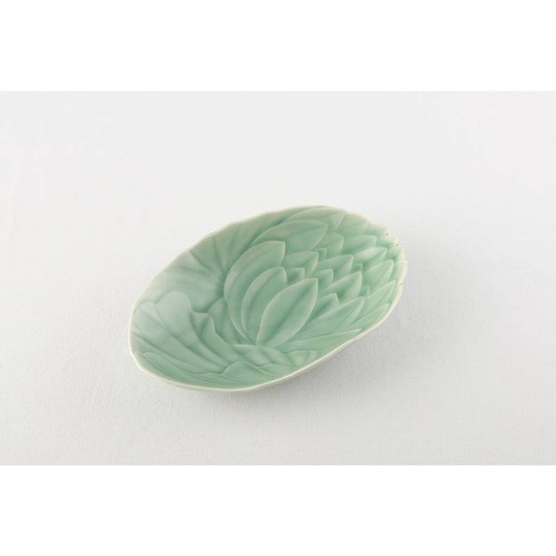 Chaora - Celadon Lotus Ellipse Bowl