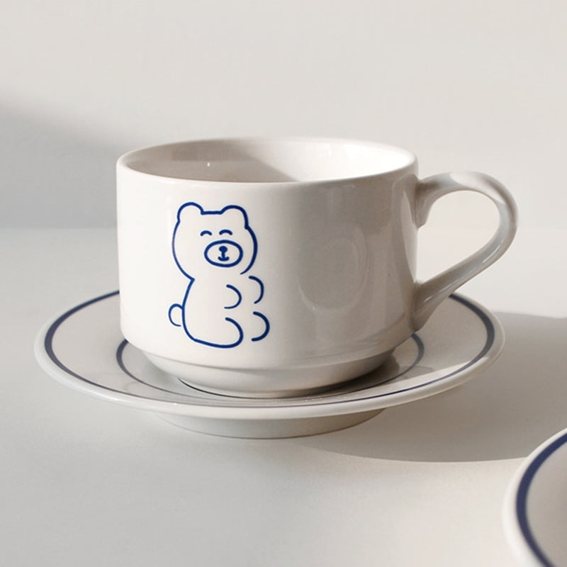 1537 - Teddy&Lucy Cup and Saucer