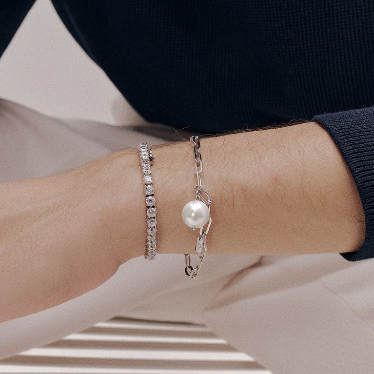 OST - Link Chain Pearl Point Bracelet