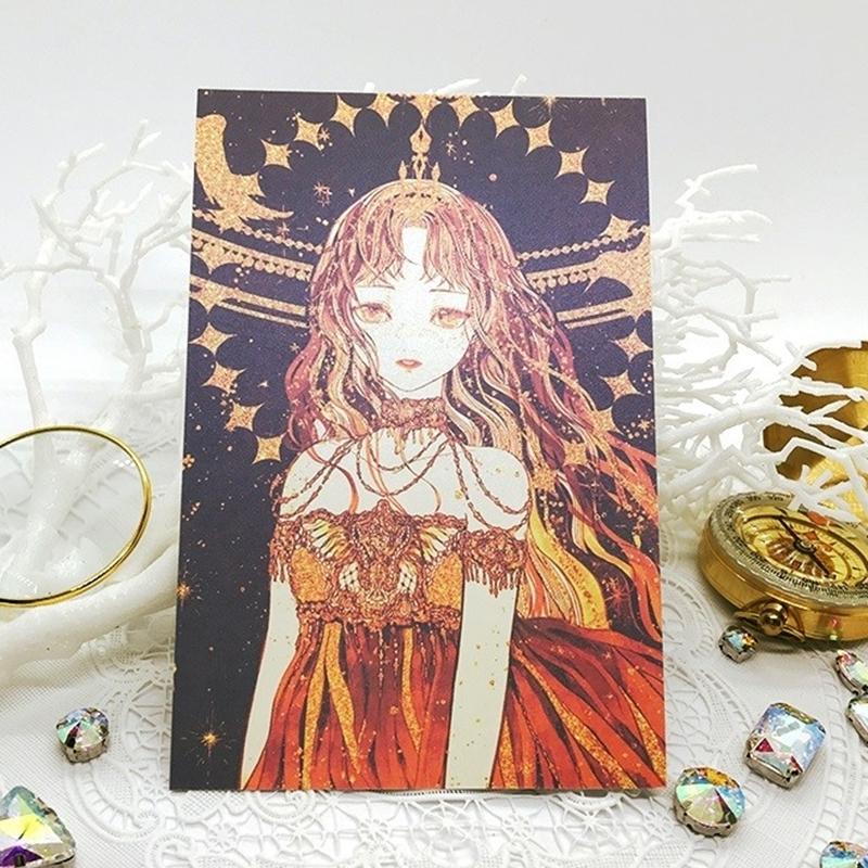 Libet - Estrella Gold Leaf Postcard Set