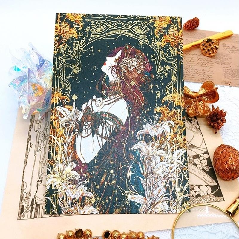 Libet - Gem Gold Foil Postcard Set