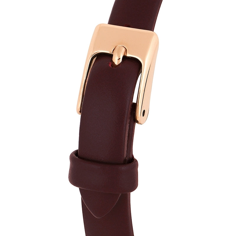 Saint Tail x Clue - Saint Wing Leather Watch - Purple