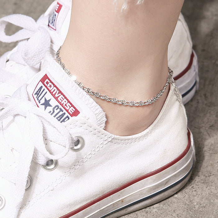 OST - Wavy Chain Ring Anklet