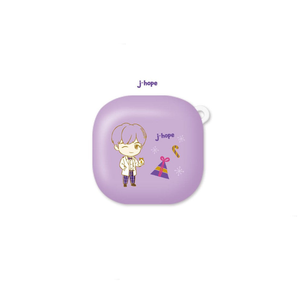 BTS - TinyTAN Purple Holidays Galaxy Buds Live Case