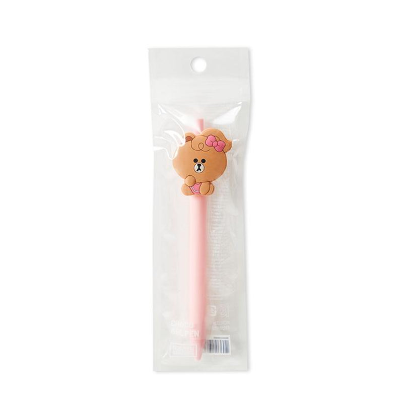 Line Friends - Silicone badge gel pen