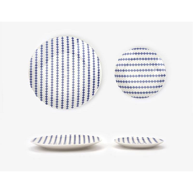 Dailylike x 10x10 - Blue Line Series Round Plate Set