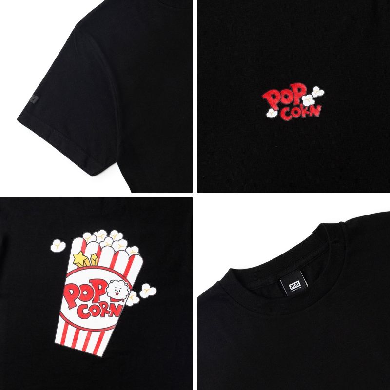 BT21 - Snacks Short Sleeve T-Shirt