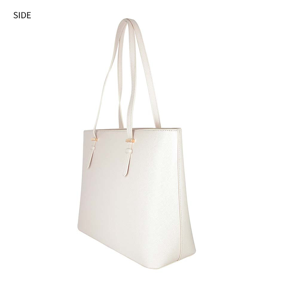 CLUE - Silver Point Ivory Big Shopper Bag