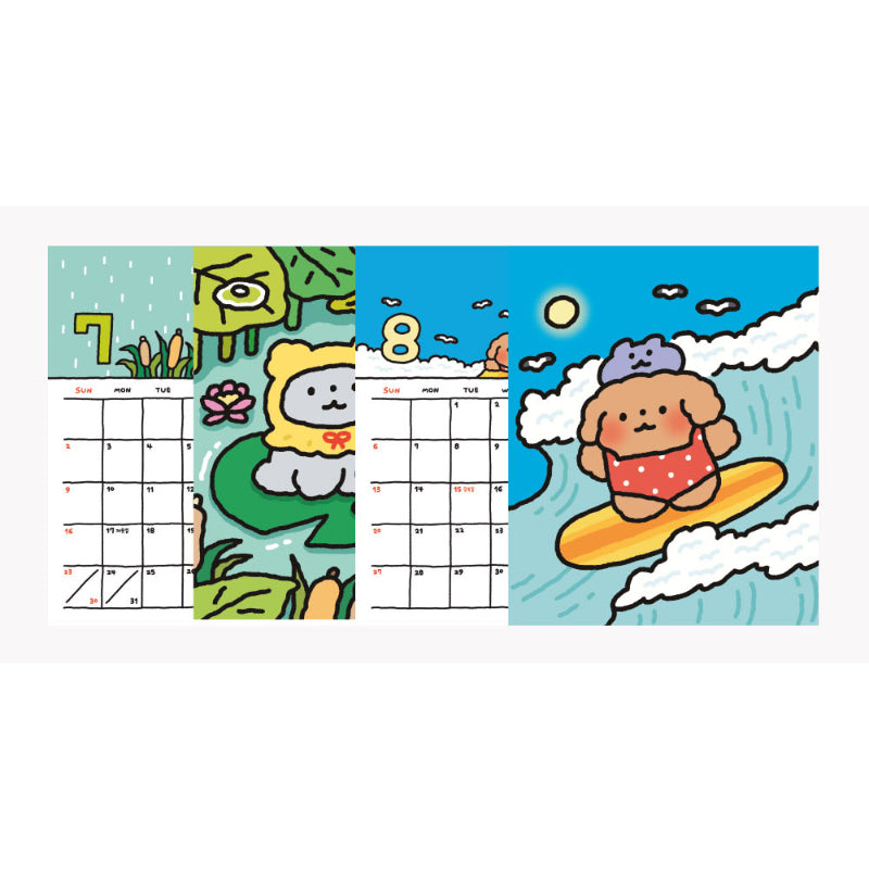 Jelly Crew - ddoodly - 2023 Wall Calendar