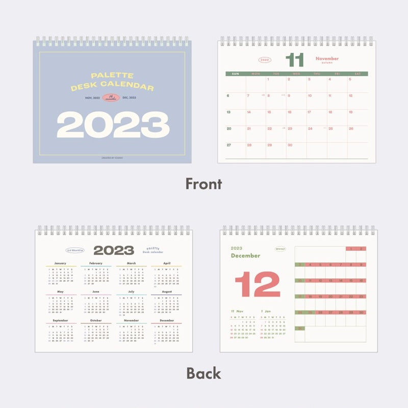 ICONIC - 2023 Color Palette Desk Calendar