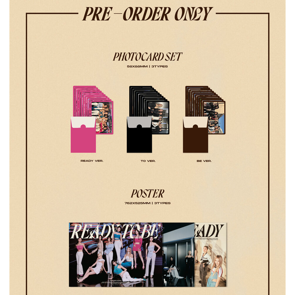 READY TO BE – Twice Official Store