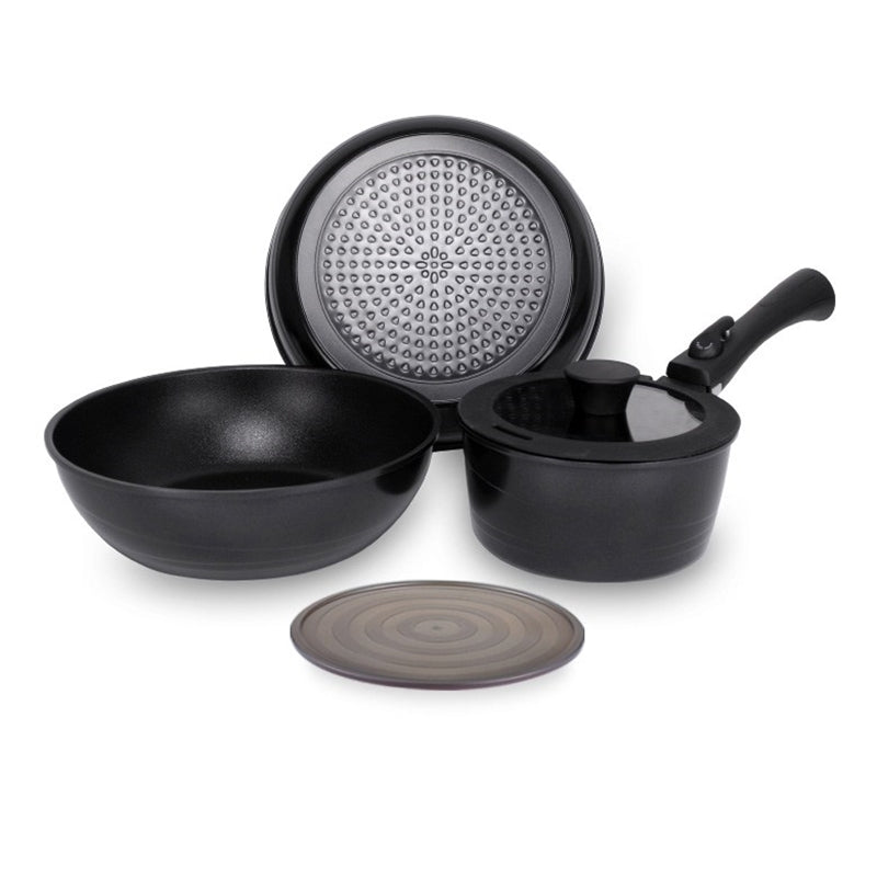 Buy Wholesale South Korea Detachable Handle Cookware Set & Detachable  Handle Cookware Set