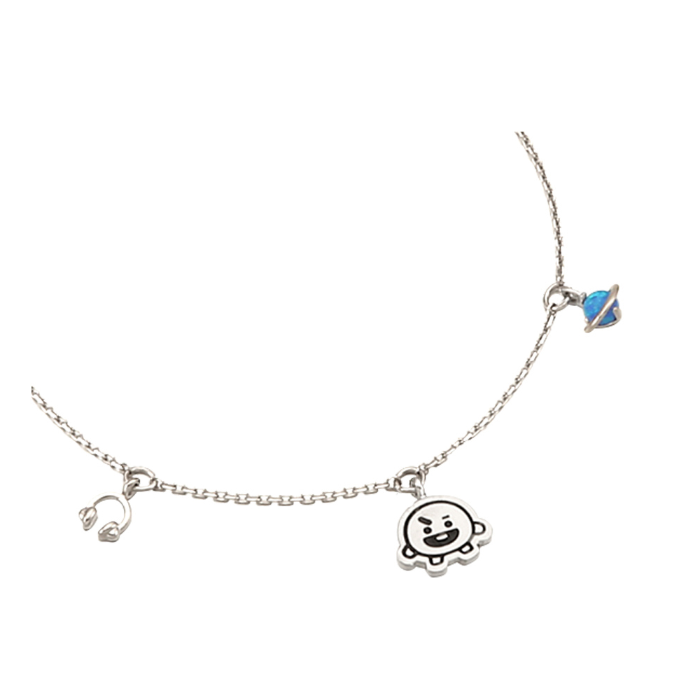 BT21 x OST - Shooky Silver Bracelet