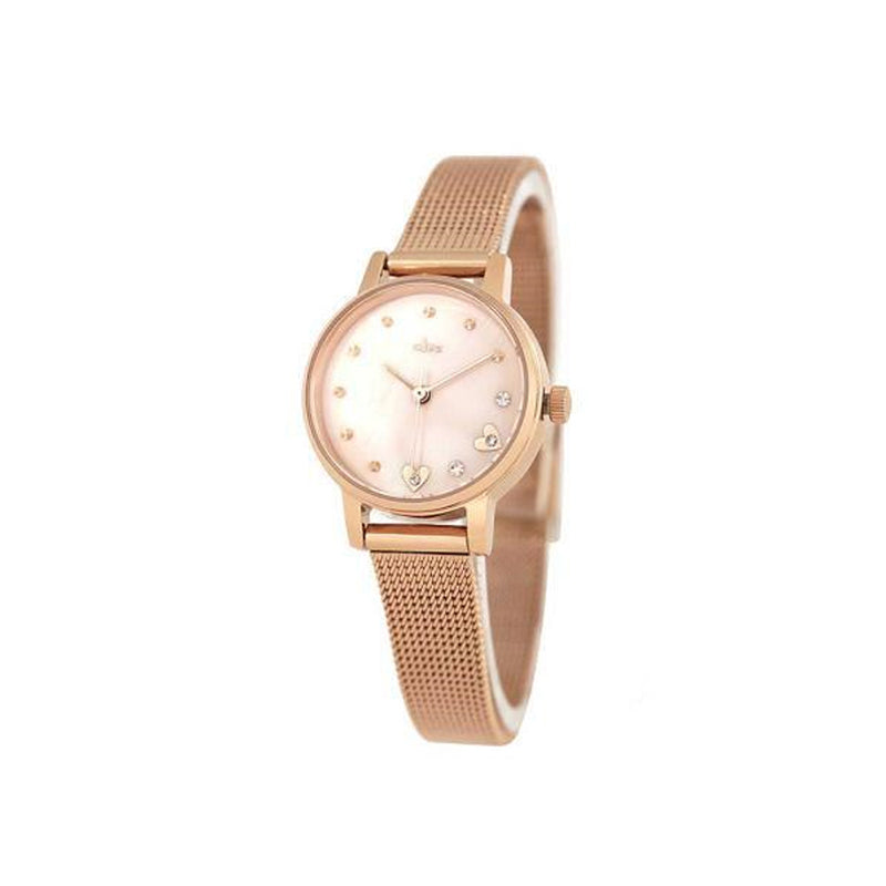 CLUE - Romantic Love Rose Gold Mesh Watch