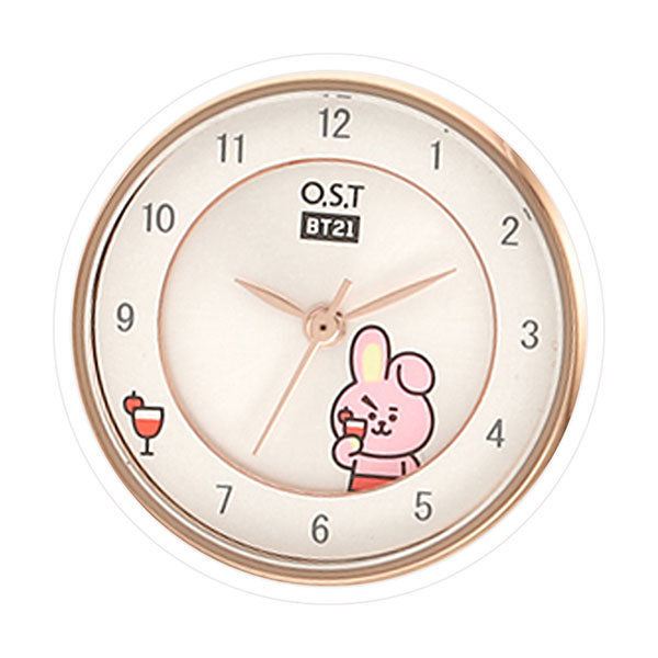 BT21 x OST - Rose Gold Metal Watch - Cooky