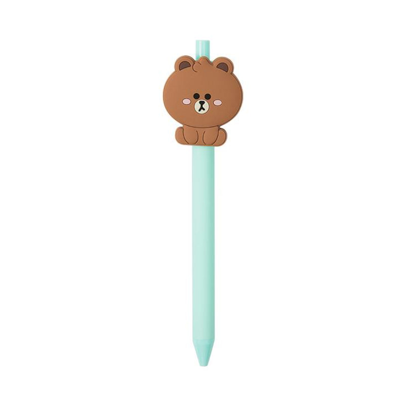 Line Friends - Silicone badge gel pen