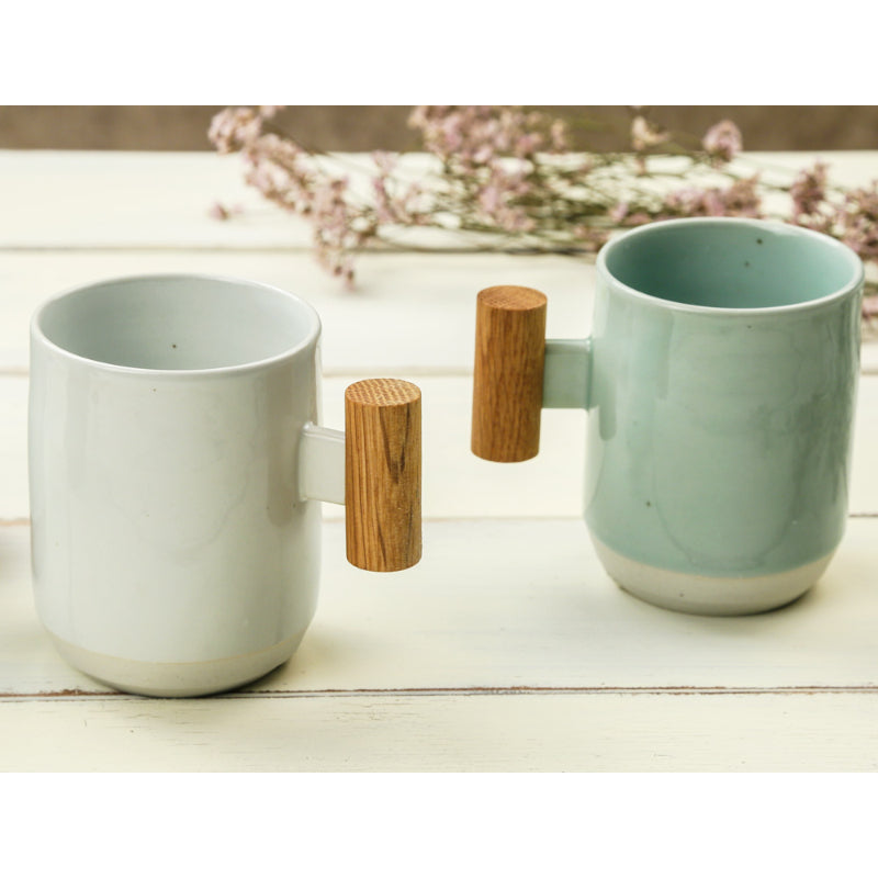 Chaora - Wooden Handle Round Mug