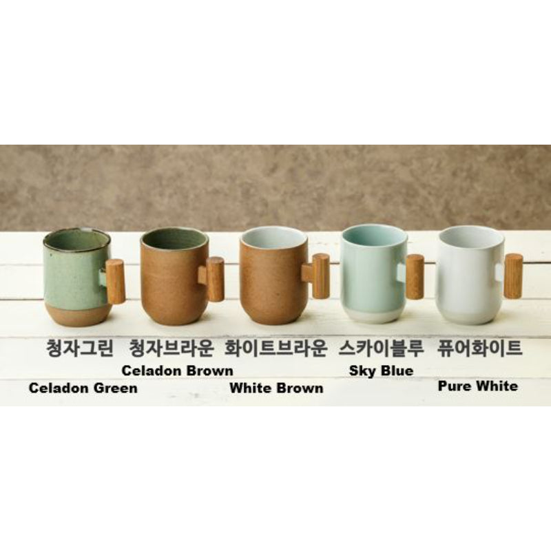 Chaora - Wooden Handle Round Mug