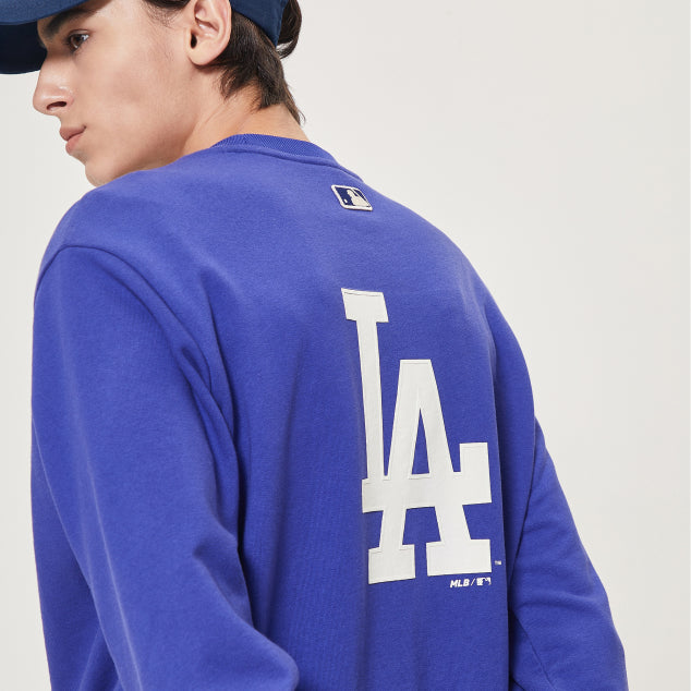 Sweater MLB LA LOS ANGELES BLUE SWEATSHIRT 100% AUTHENTIC - HYPESNEAKER.ID