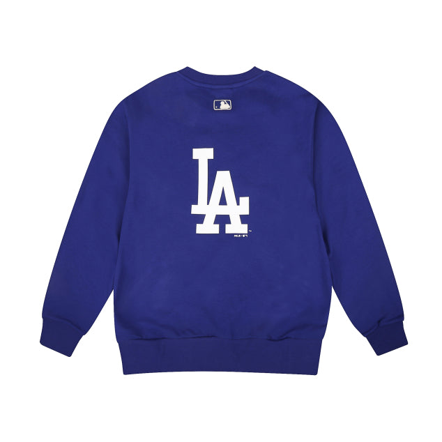 MLB Korea - Big Logo Face T-Shirt - La Dodgers Blue / XL