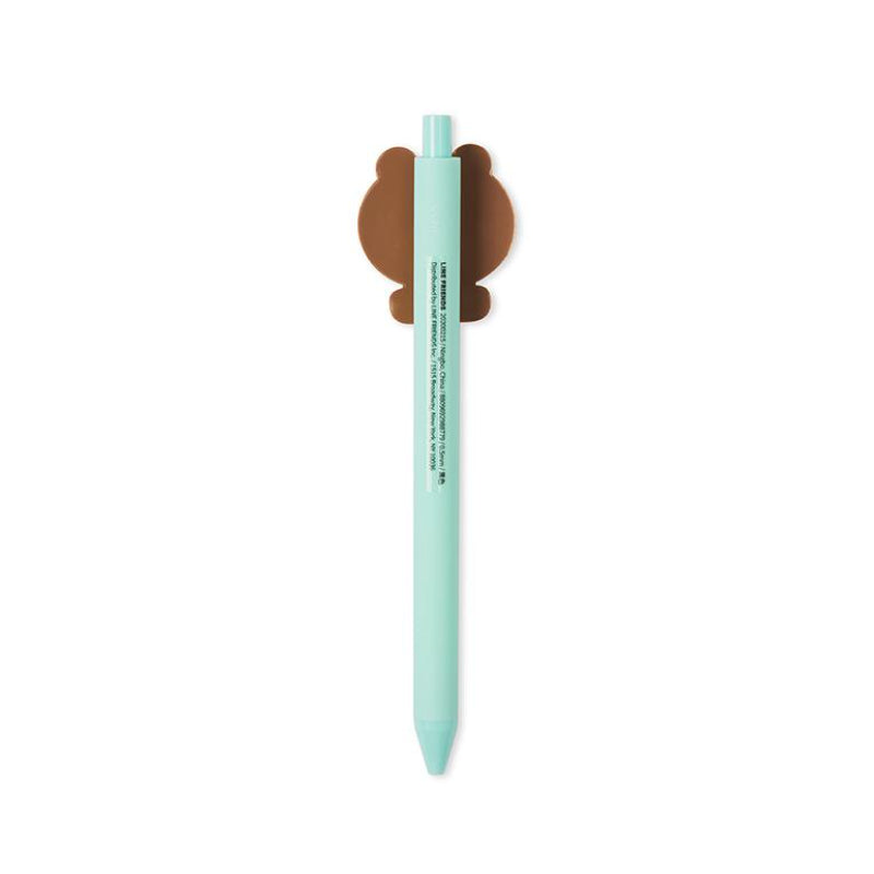 Line Friends - Silicone badge gel pen