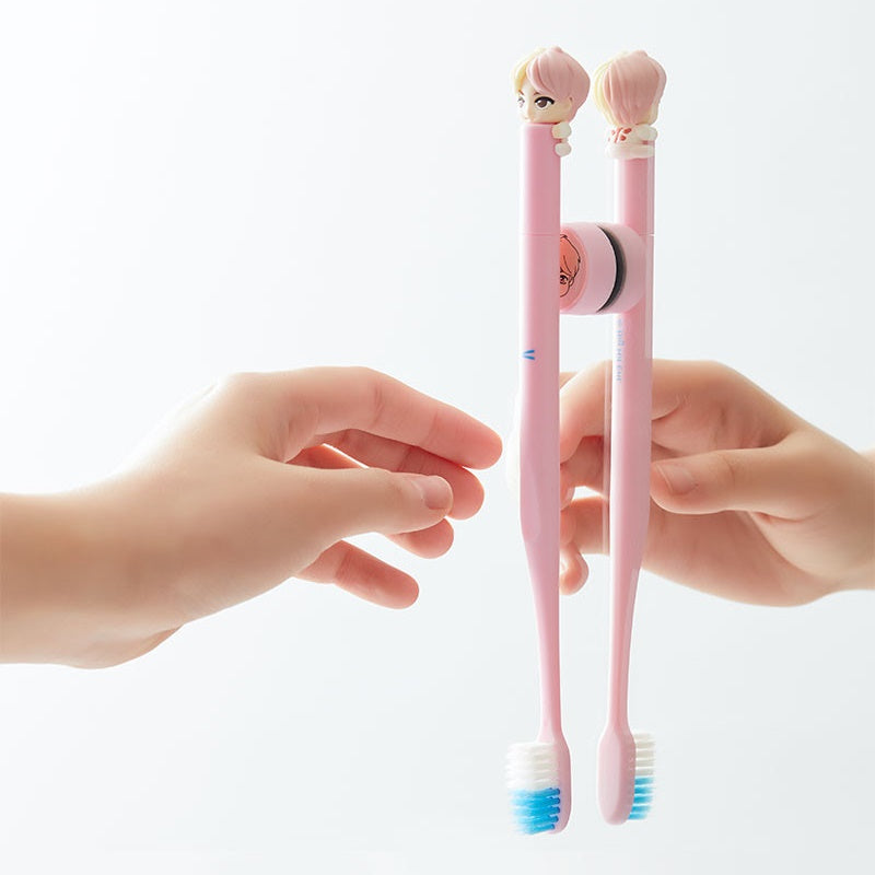 BTS - TinyTan - BTS Character Figure Toothbrush Set