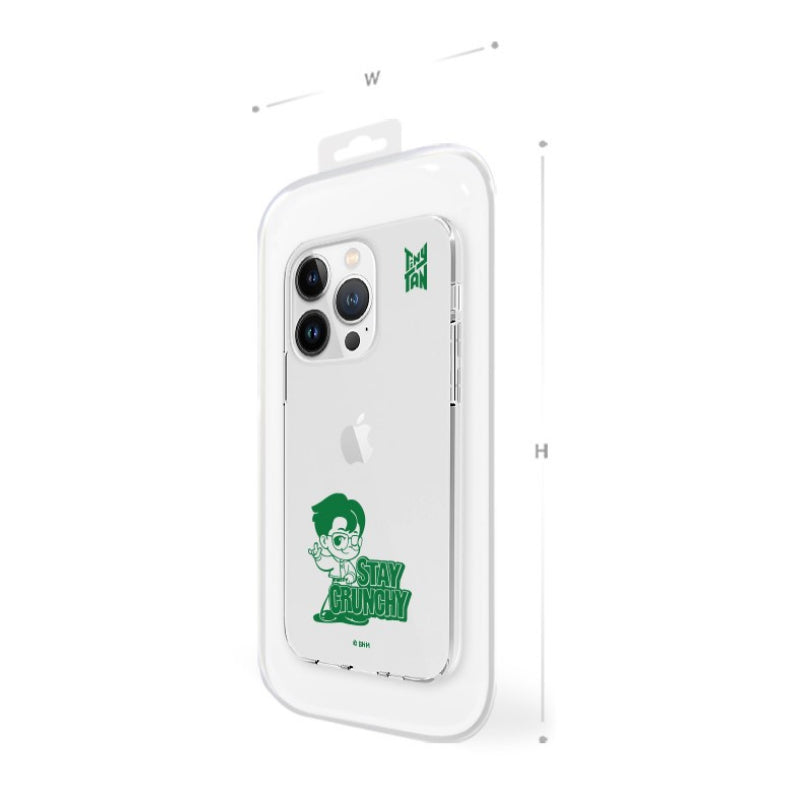 BTS - TinyTAN TinyMART Transparent Jelly Phone Case - Jin