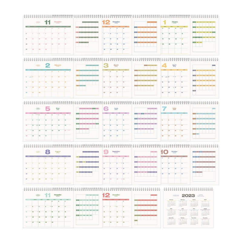 ICONIC - 2023 Color Palette Desk Calendar