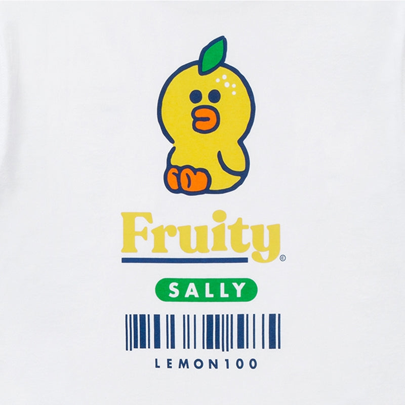 Line Friends - Fruity Barcode Short Sleeve T-Shirt