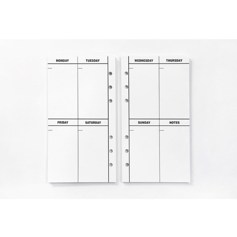 THENCE - A6 Standard Diary Paper Set