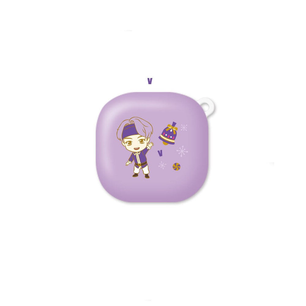 BTS - TinyTAN Purple Holidays Galaxy Buds Live Case