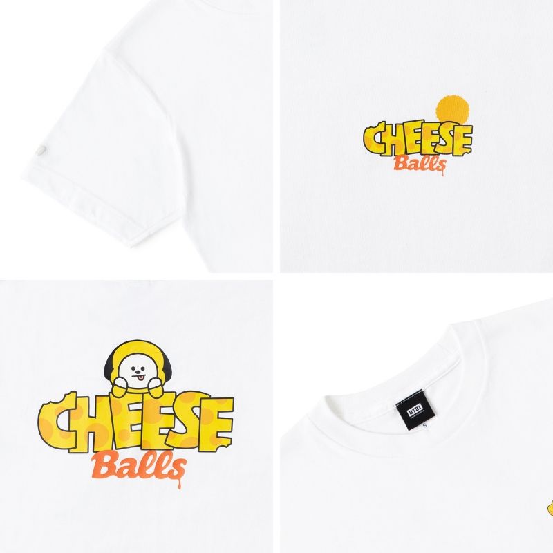 BT21 - Snacks Short Sleeve T-Shirt