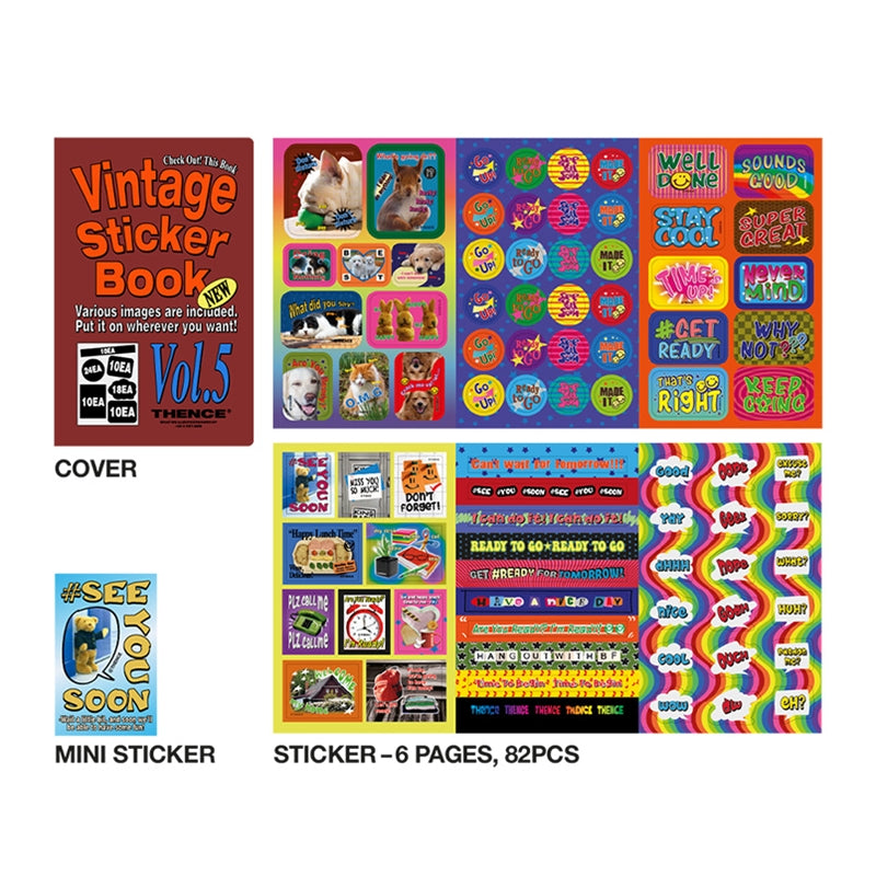 THENCE - Vintage Sticker Book Vol.5